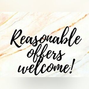 Welcome Sign with Black Text